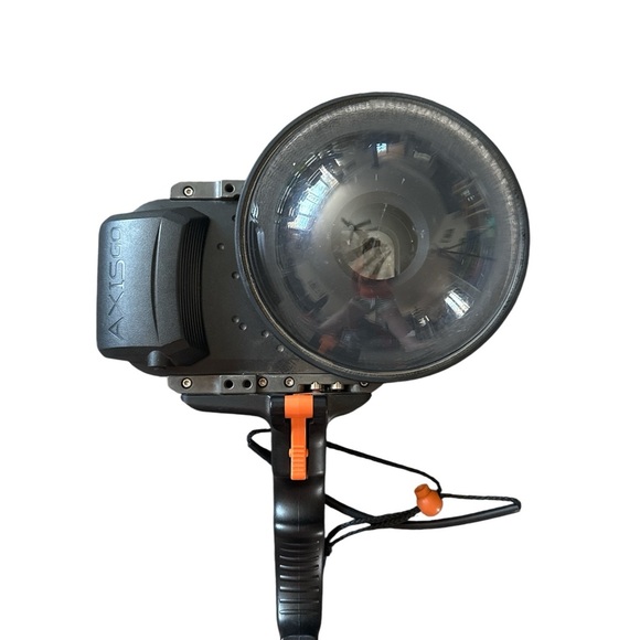 Black and Orange Underwater Camera Housing - Picture 1 of 4